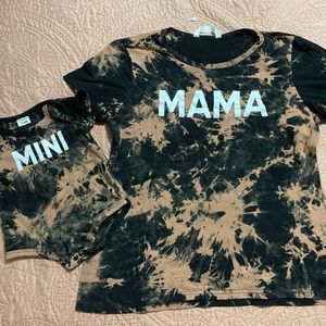 Mama and mini matching shirts
